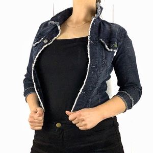 Diesel | Denim Jacket Frayed Edges Button Pockets